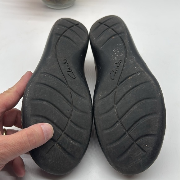 Clarks Bendables Brown Leather Loafers Slip-Ons Size 9 MCL7972A - Picture 5 of 7